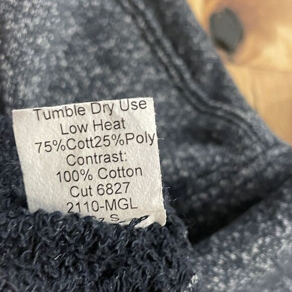 People Like Frank Anthropologie Sweater Colorblock Zip Up Back Cowl Neck S - Picture 8 of 12